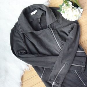 Silence + Noise Black Moto Jacket